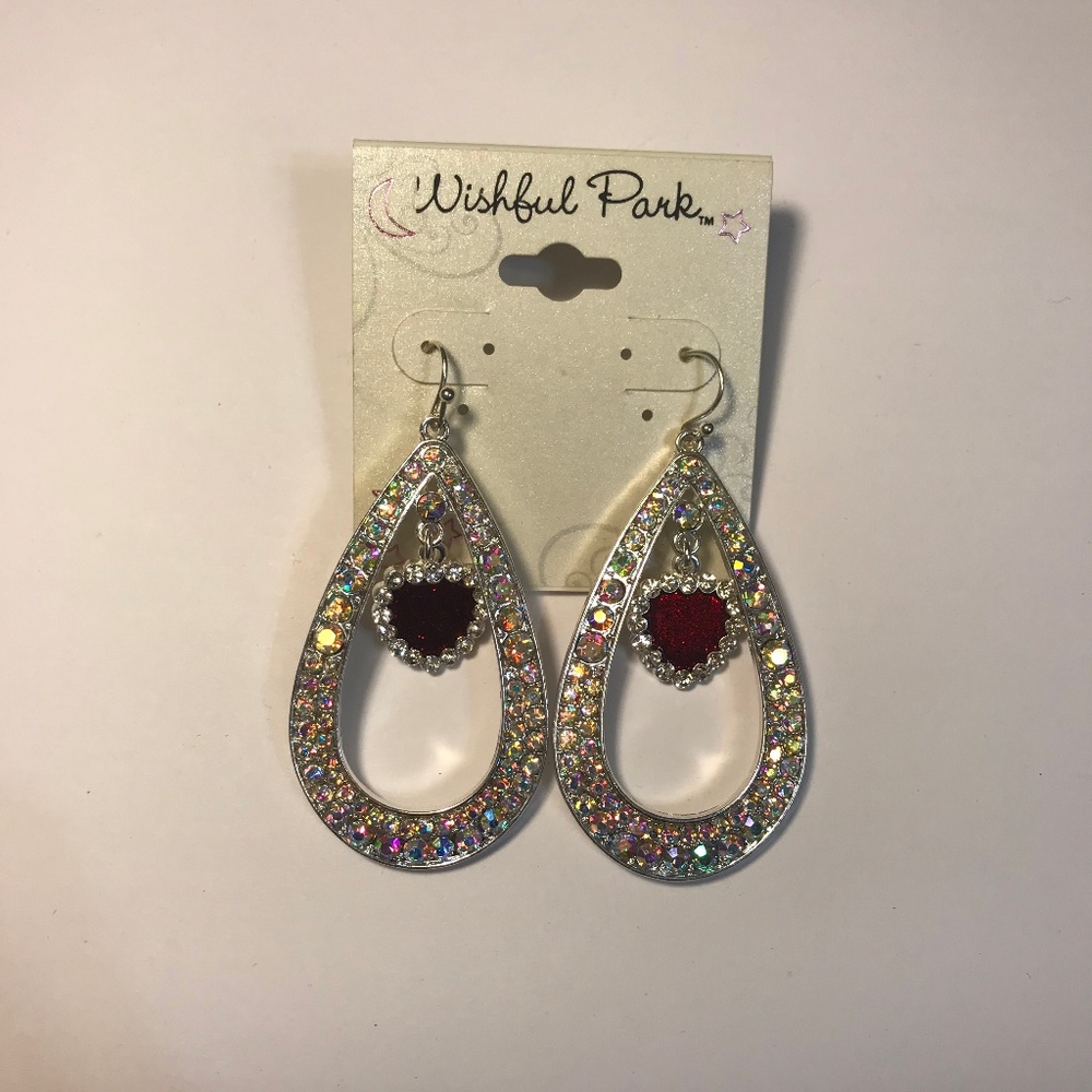 Red & Silver Wishful Park Earrings